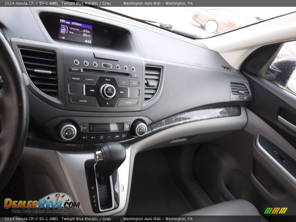 2014 Honda CR-V EX-L AWD Twilight Blue Metallic / Gray Photo #17