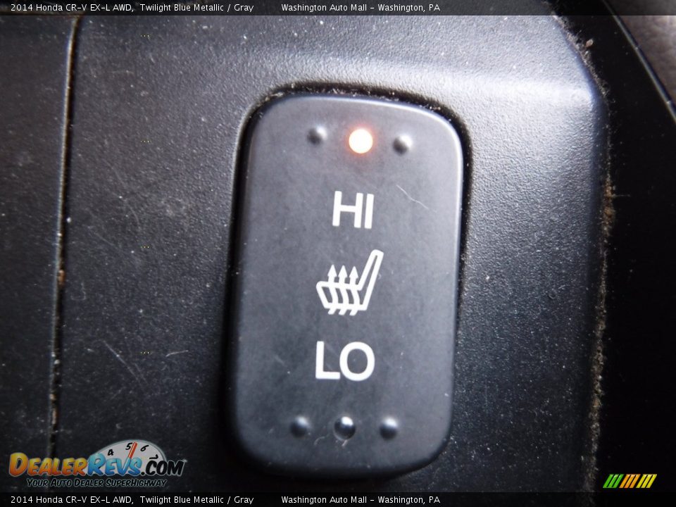 2014 Honda CR-V EX-L AWD Twilight Blue Metallic / Gray Photo #18