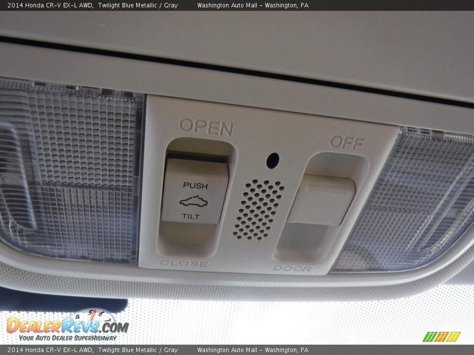 2014 Honda CR-V EX-L AWD Twilight Blue Metallic / Gray Photo #24