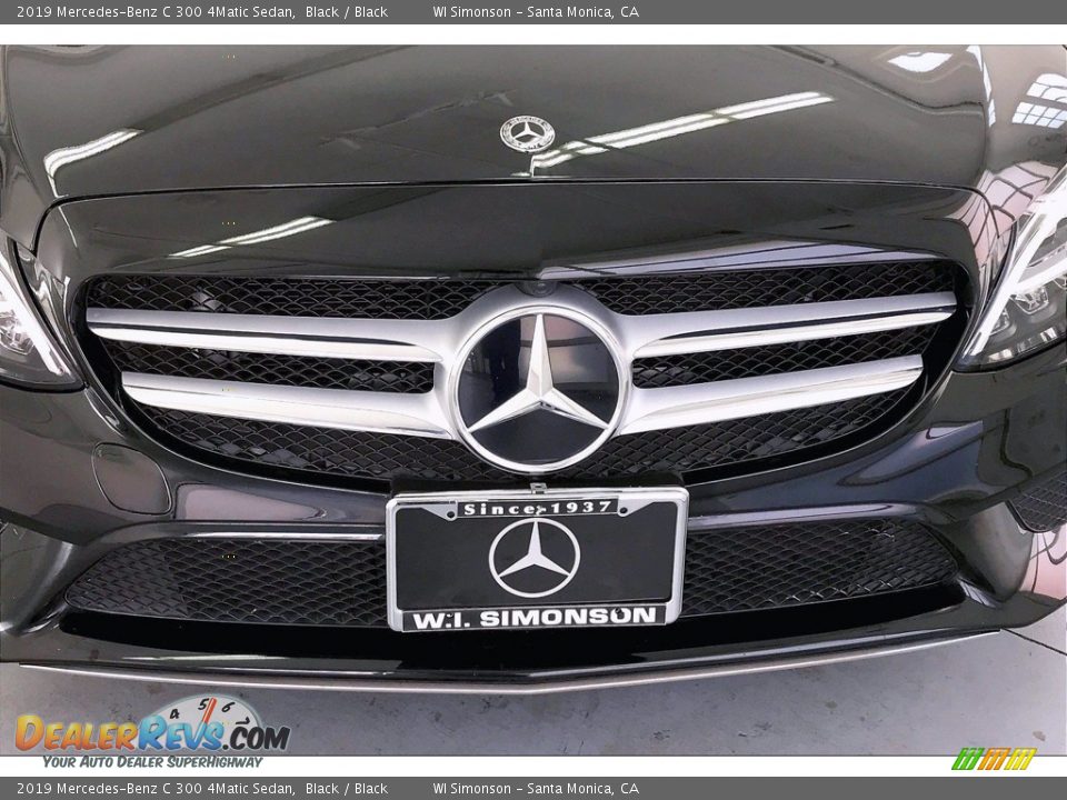 2019 Mercedes-Benz C 300 4Matic Sedan Black / Black Photo #30