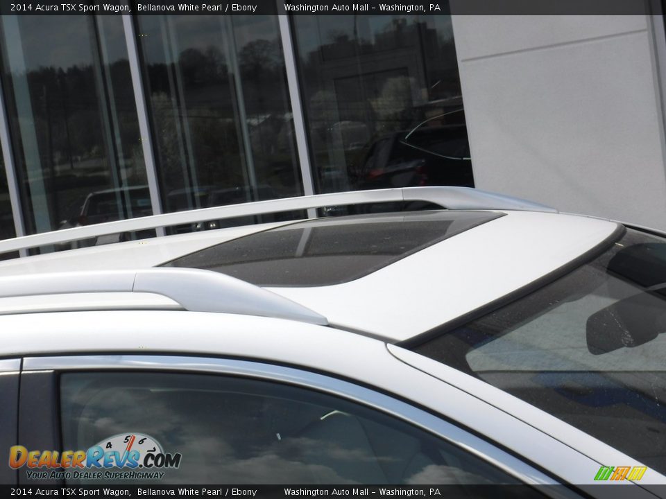 2014 Acura TSX Sport Wagon Bellanova White Pearl / Ebony Photo #3
