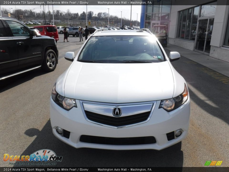 2014 Acura TSX Sport Wagon Bellanova White Pearl / Ebony Photo #4