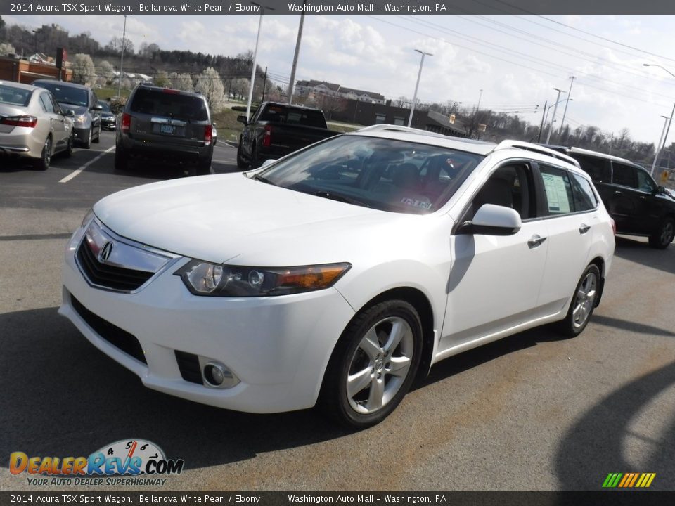 2014 Acura TSX Sport Wagon Bellanova White Pearl / Ebony Photo #5