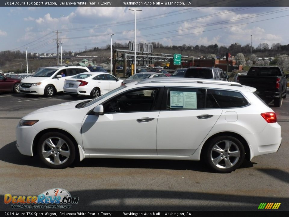 Bellanova White Pearl 2014 Acura TSX Sport Wagon Photo #6