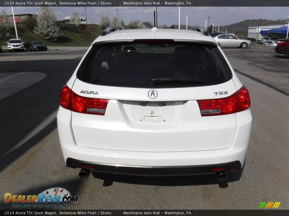 2014 Acura TSX Sport Wagon Bellanova White Pearl / Ebony Photo #8