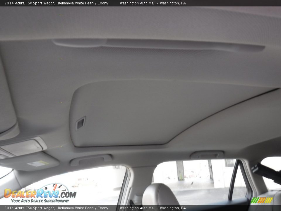 2014 Acura TSX Sport Wagon Bellanova White Pearl / Ebony Photo #10