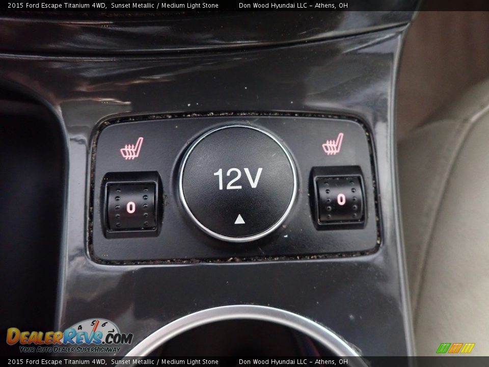 2015 Ford Escape Titanium 4WD Sunset Metallic / Medium Light Stone Photo #3