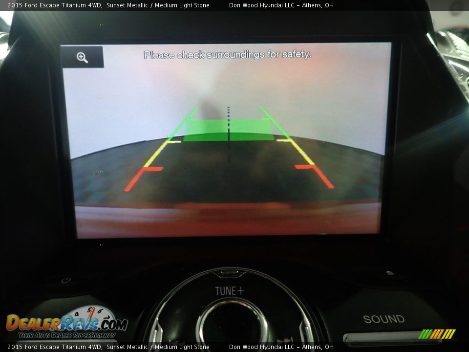 2015 Ford Escape Titanium 4WD Sunset Metallic / Medium Light Stone Photo #4