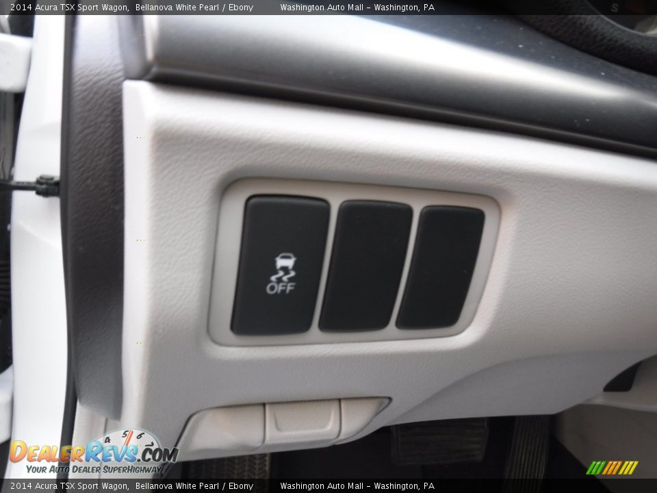 2014 Acura TSX Sport Wagon Bellanova White Pearl / Ebony Photo #14