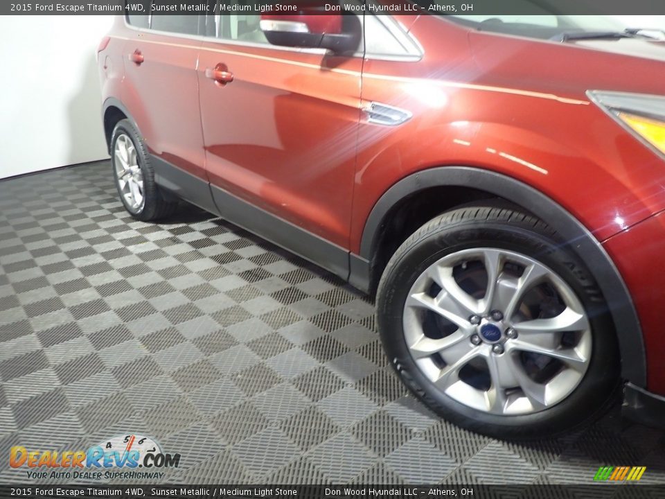 2015 Ford Escape Titanium 4WD Sunset Metallic / Medium Light Stone Photo #6