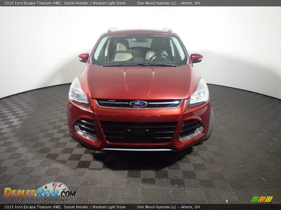 2015 Ford Escape Titanium 4WD Sunset Metallic / Medium Light Stone Photo #7