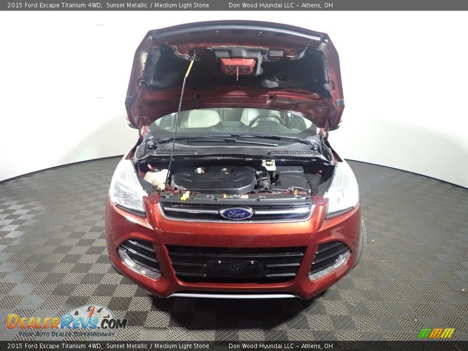 2015 Ford Escape Titanium 4WD Sunset Metallic / Medium Light Stone Photo #8