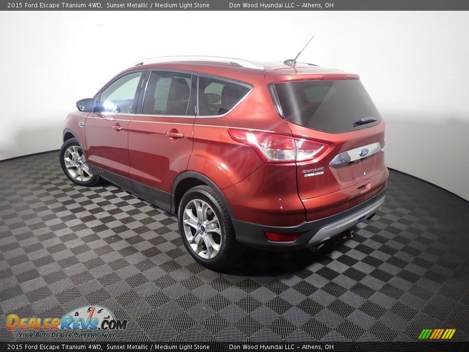2015 Ford Escape Titanium 4WD Sunset Metallic / Medium Light Stone Photo #14