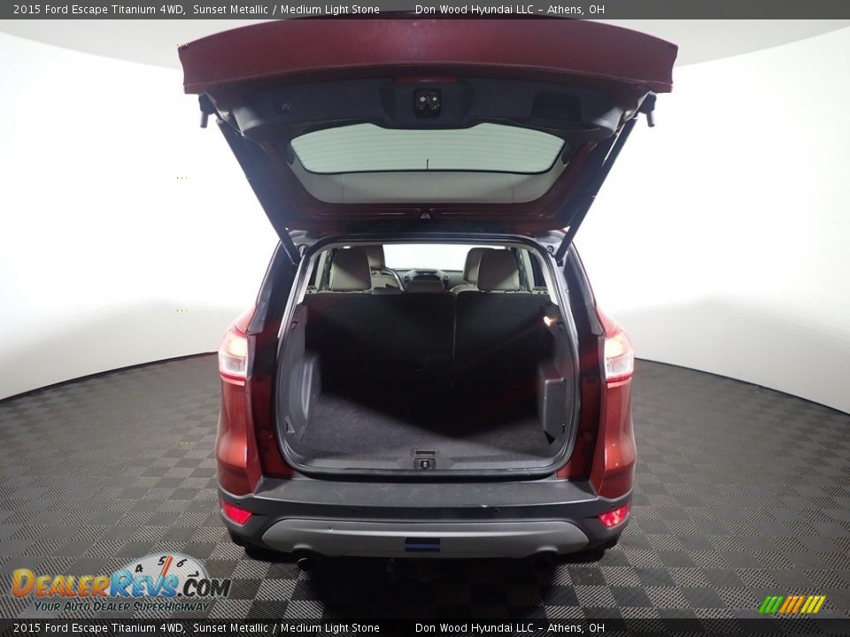 2015 Ford Escape Titanium 4WD Sunset Metallic / Medium Light Stone Photo #16