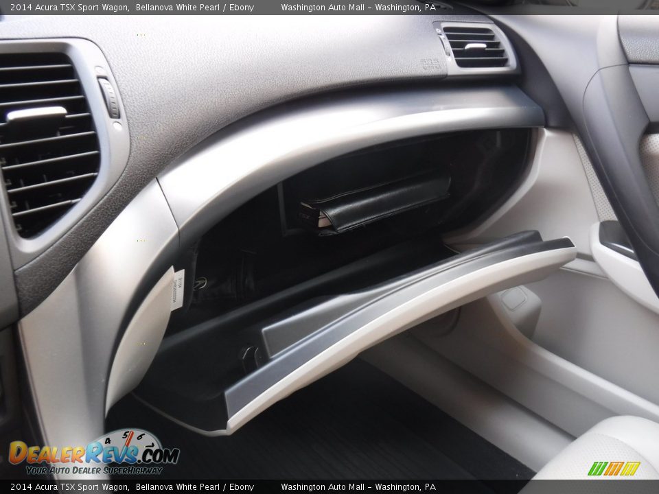 2014 Acura TSX Sport Wagon Bellanova White Pearl / Ebony Photo #25