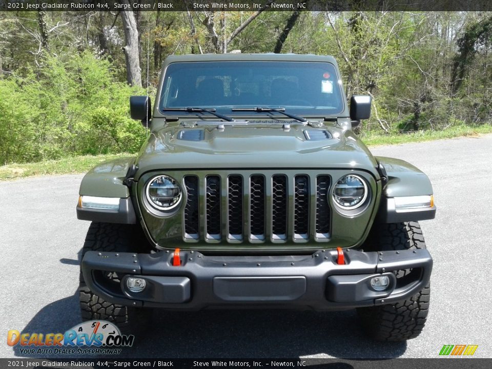 2021 Jeep Gladiator Rubicon 4x4 Sarge Green / Black Photo #3