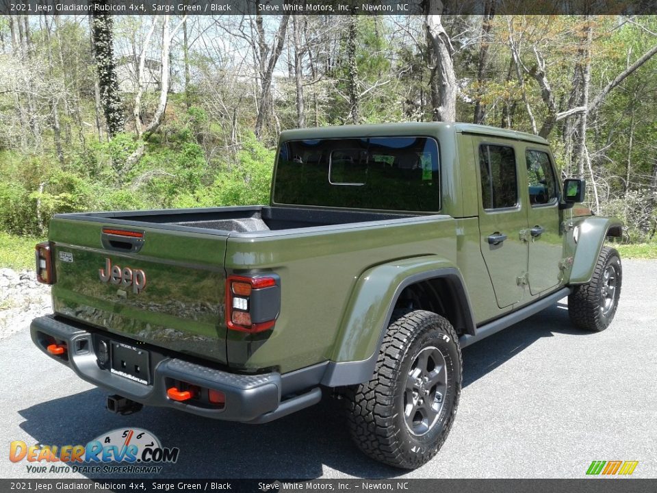 2021 Jeep Gladiator Rubicon 4x4 Sarge Green / Black Photo #6