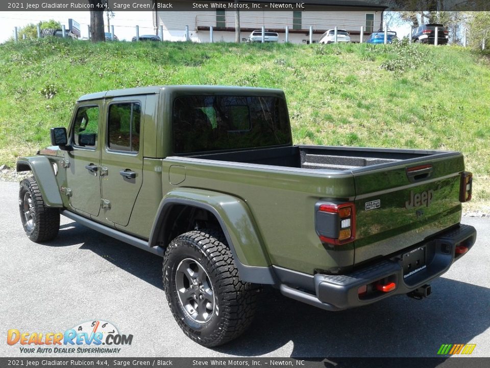 2021 Jeep Gladiator Rubicon 4x4 Sarge Green / Black Photo #9