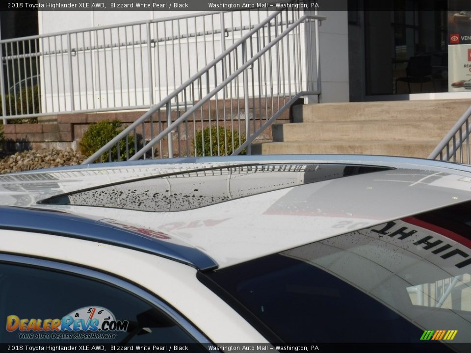 2018 Toyota Highlander XLE AWD Blizzard White Pearl / Black Photo #3