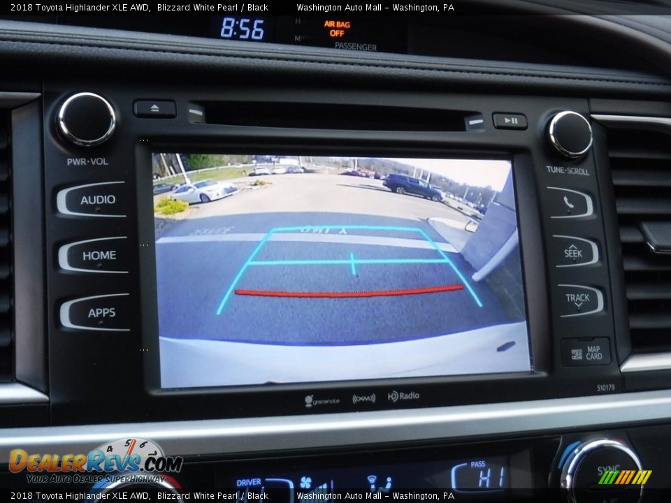 2018 Toyota Highlander XLE AWD Blizzard White Pearl / Black Photo #6