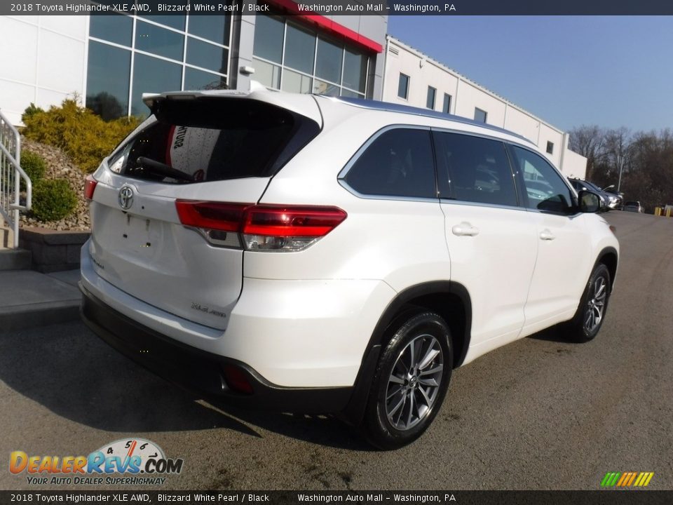 2018 Toyota Highlander XLE AWD Blizzard White Pearl / Black Photo #13