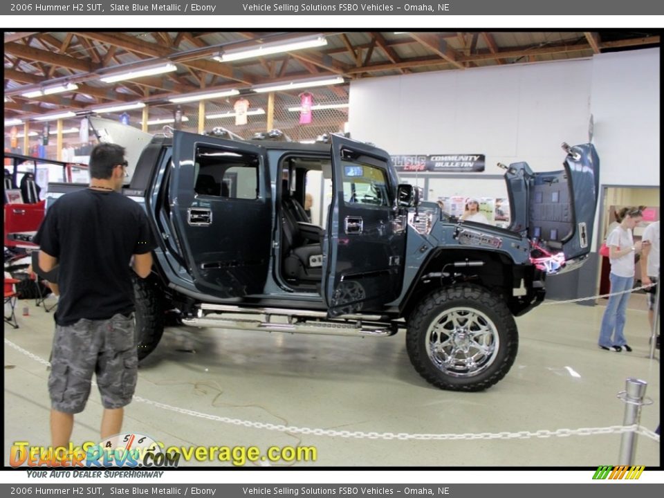 2006 Hummer H2 SUT Slate Blue Metallic / Ebony Photo #8