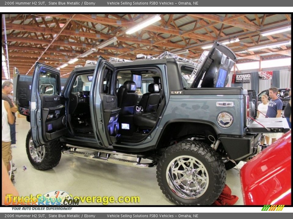 2006 Hummer H2 SUT Slate Blue Metallic / Ebony Photo #9