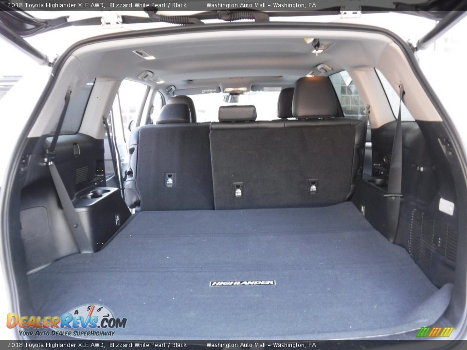 2018 Toyota Highlander XLE AWD Blizzard White Pearl / Black Photo #27