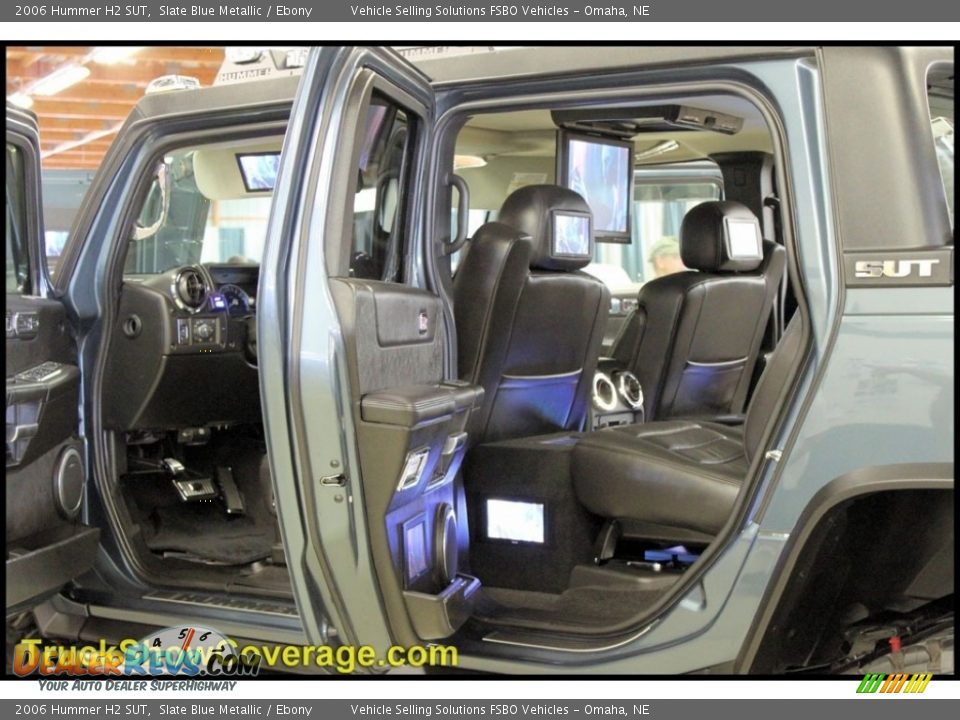 2006 Hummer H2 SUT Slate Blue Metallic / Ebony Photo #10