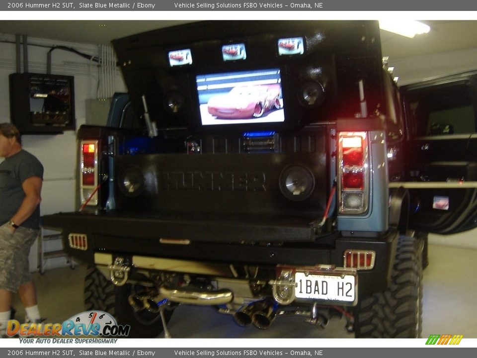 2006 Hummer H2 SUT Slate Blue Metallic / Ebony Photo #14