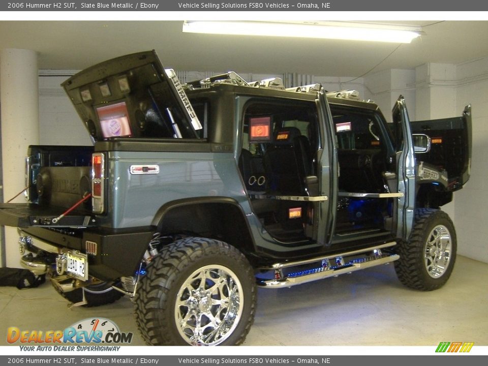 2006 Hummer H2 SUT Slate Blue Metallic / Ebony Photo #15