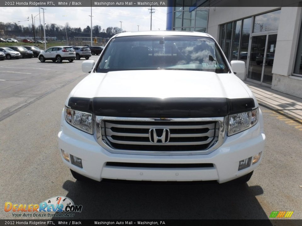 2012 Honda Ridgeline RTL White / Black Photo #5