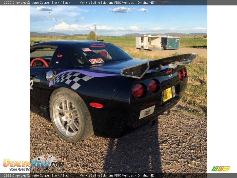 1999 Chevrolet Corvette Coupe Black / Black Photo #8