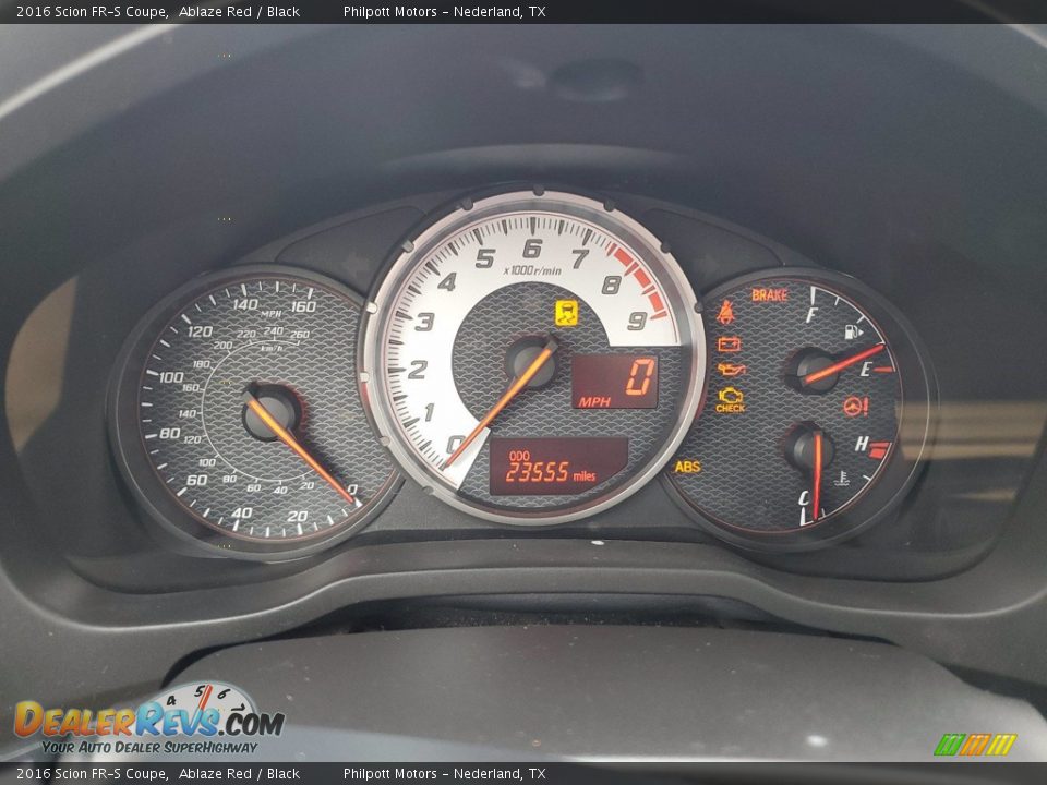 2016 Scion FR-S Coupe Gauges Photo #17