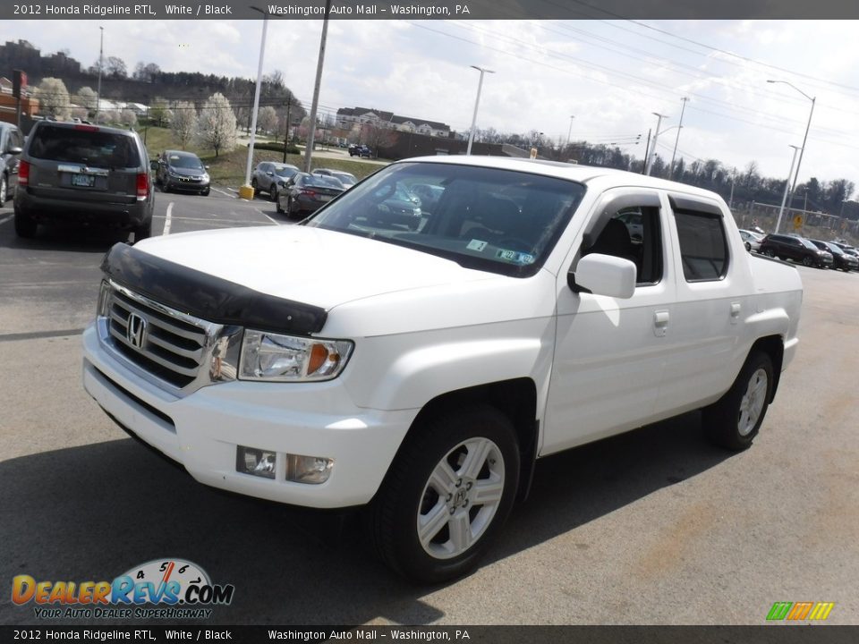 2012 Honda Ridgeline RTL White / Black Photo #6