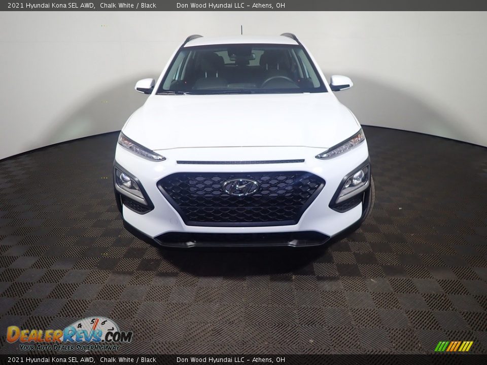 2021 Hyundai Kona SEL AWD Chalk White / Black Photo #6