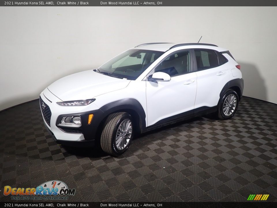 2021 Hyundai Kona SEL AWD Chalk White / Black Photo #10