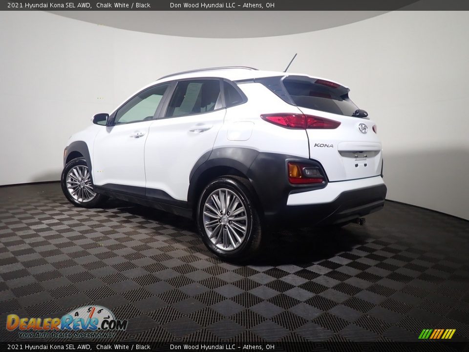 2021 Hyundai Kona SEL AWD Chalk White / Black Photo #12