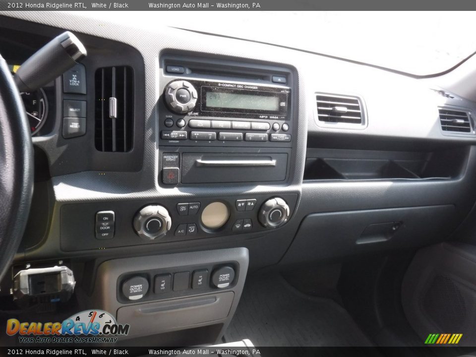 2012 Honda Ridgeline RTL White / Black Photo #23