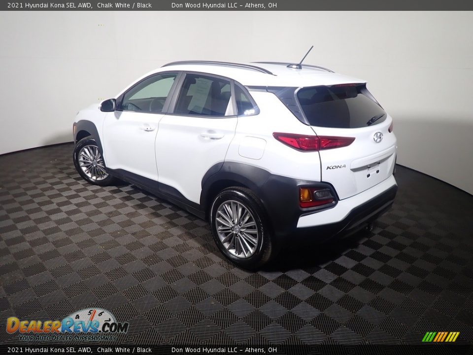 2021 Hyundai Kona SEL AWD Chalk White / Black Photo #13