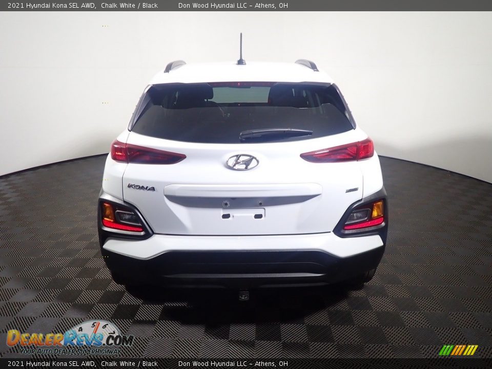 2021 Hyundai Kona SEL AWD Chalk White / Black Photo #14