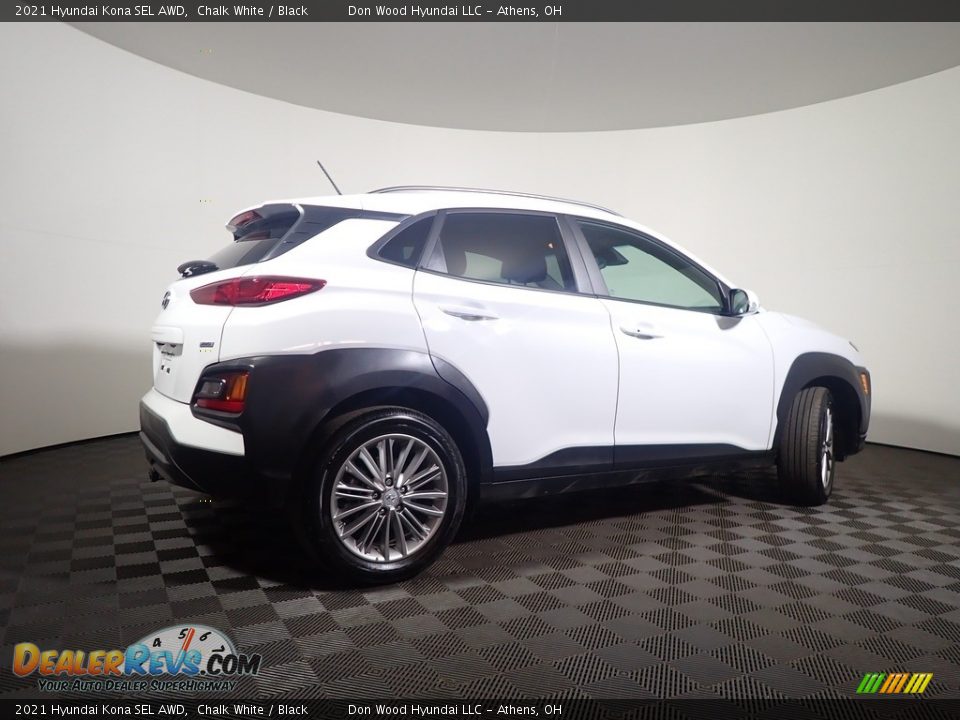 2021 Hyundai Kona SEL AWD Chalk White / Black Photo #17