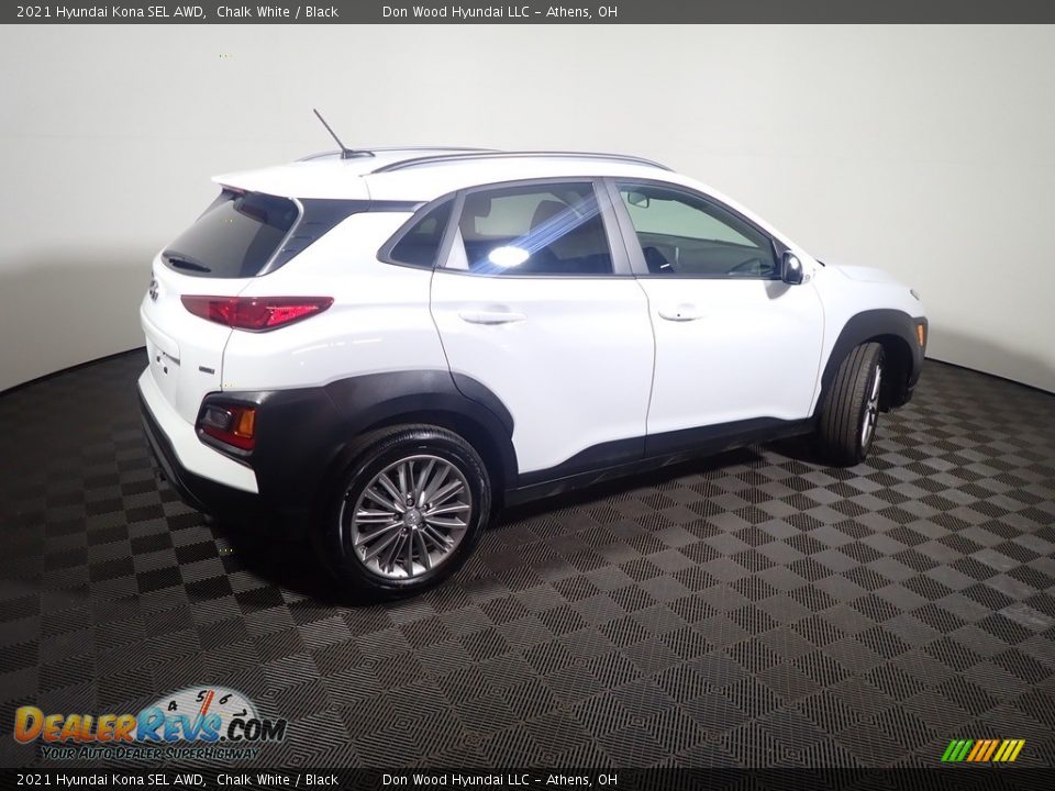 2021 Hyundai Kona SEL AWD Chalk White / Black Photo #18