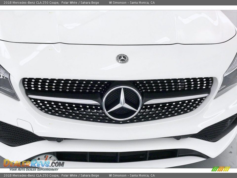 2018 Mercedes-Benz CLA 250 Coupe Polar White / Sahara Beige Photo #30