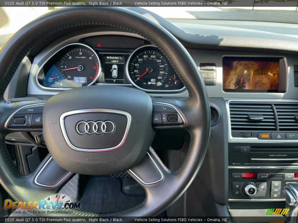 2015 Audi Q7 3.0 TDI Premium Plus quattro Night Black / Black Photo #17