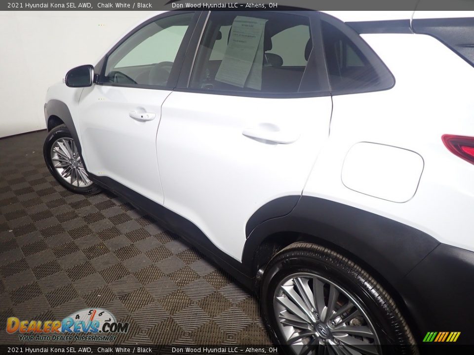 2021 Hyundai Kona SEL AWD Chalk White / Black Photo #19