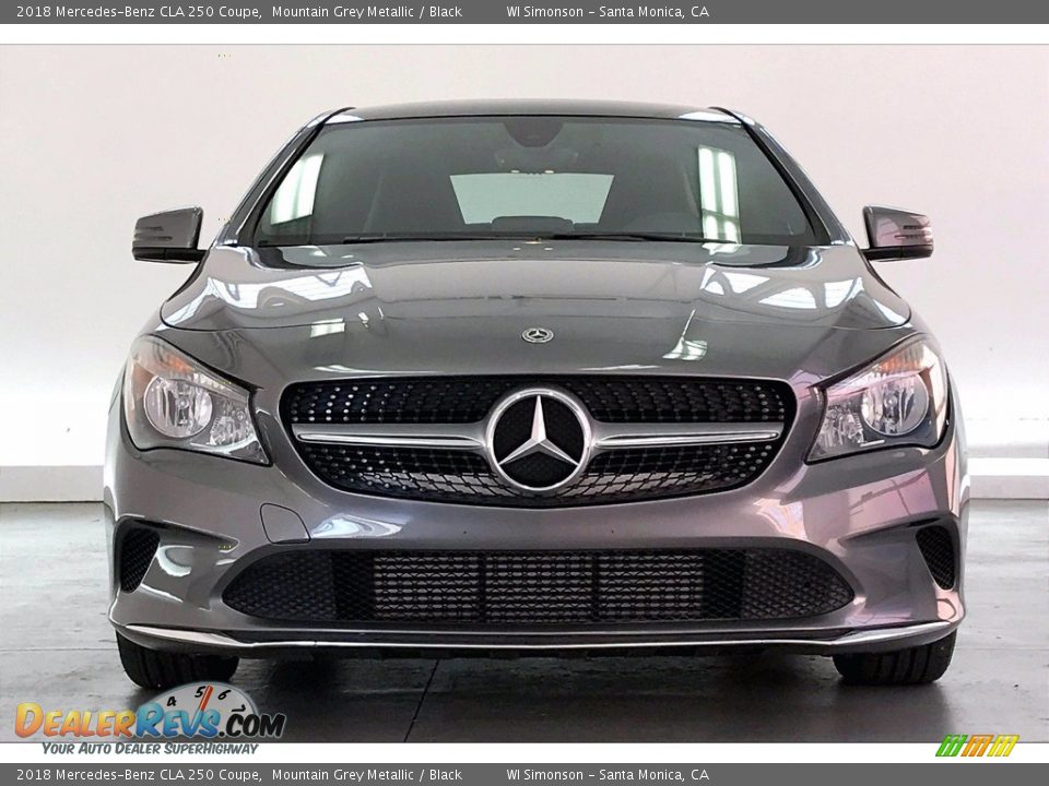 2018 Mercedes-Benz CLA 250 Coupe Mountain Grey Metallic / Black Photo #2