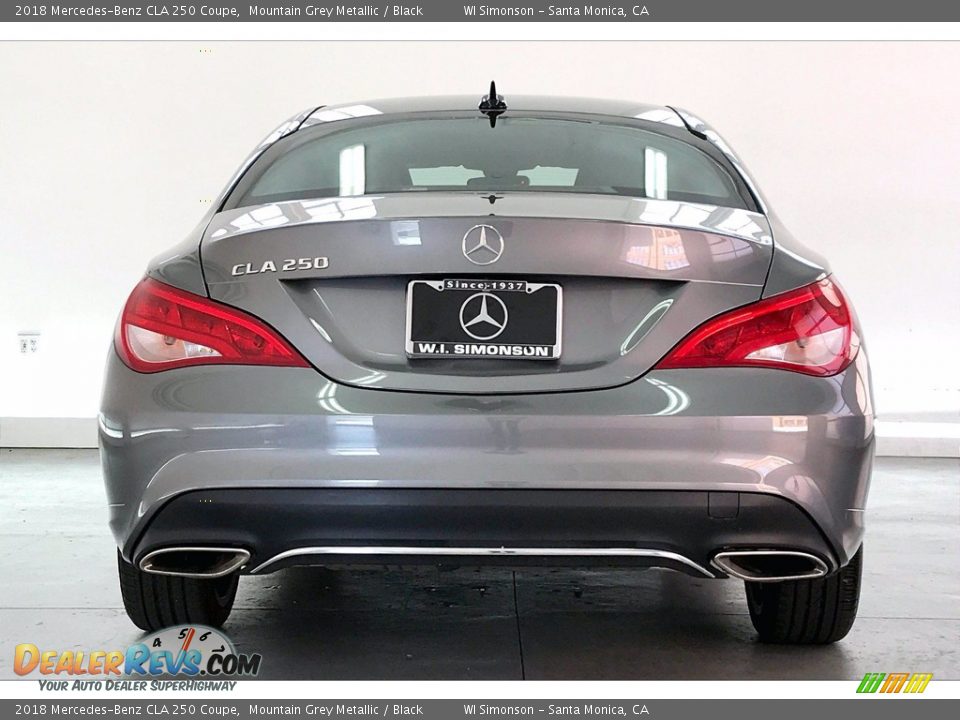 2018 Mercedes-Benz CLA 250 Coupe Mountain Grey Metallic / Black Photo #3