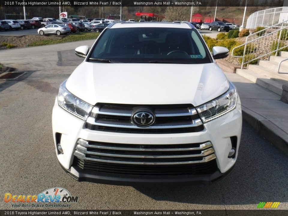 2018 Toyota Highlander Limited AWD Blizzard White Pearl / Black Photo #9