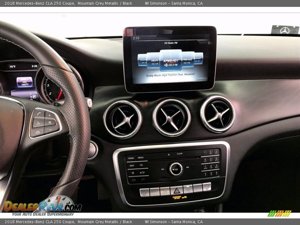 2018 Mercedes-Benz CLA 250 Coupe Mountain Grey Metallic / Black Photo #5